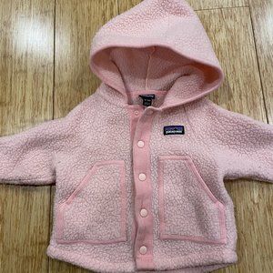 Patagonia Baby Retro Pile Fleece Jacket - Pink (12M-18M)